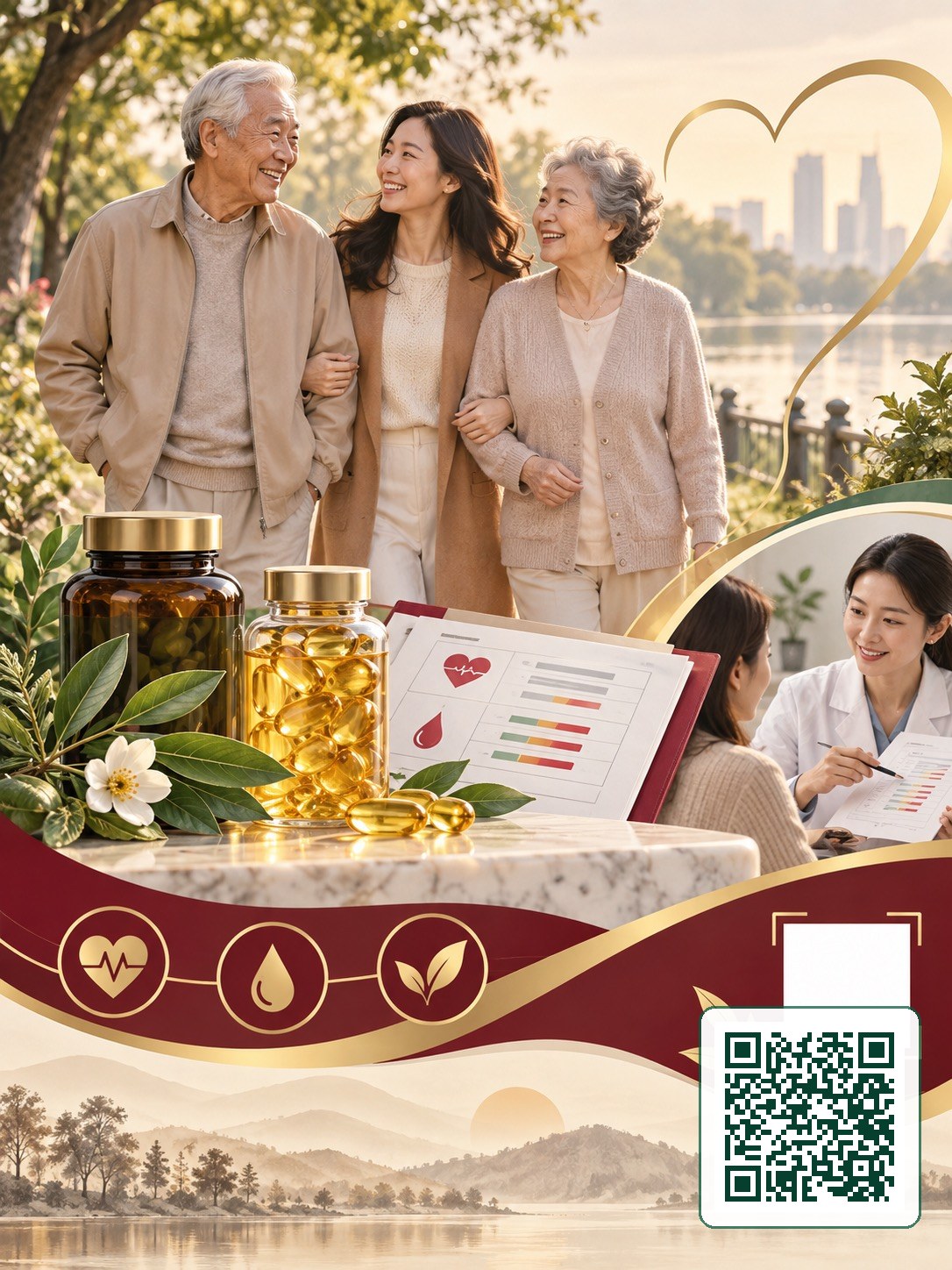 血脂管理，先分清指标和用药 分享海报（含个人二维码）
