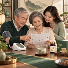 血压稳态日常管理家庭关爱场景图
