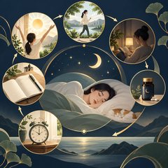 睡眠节律管理家庭关爱场景图