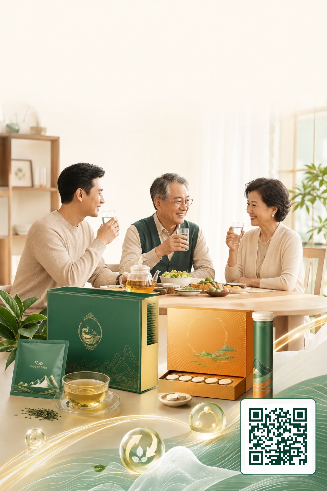 尿酸管理，从看懂指标与日常记录开始 分享海报（含个人二维码）