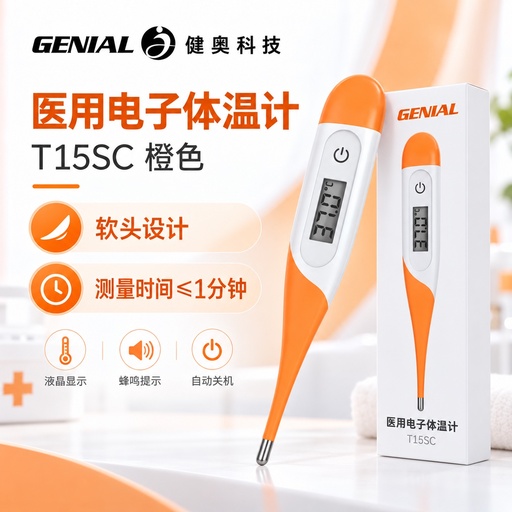 医用电子体温计 T15SC（橙色）