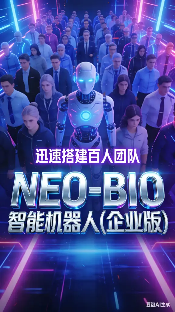 NEO-BIO 智能医药机器人-企业版（1人公司迅速建立百人团队）【预售-2026年7月1日上市-特价】