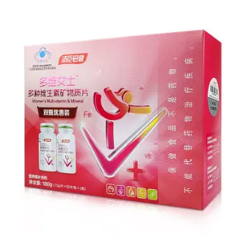 汤臣倍健 多维女士多种维生素矿物质片 1.5g*60片*2瓶