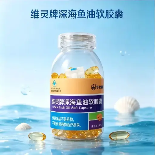 维灵牌深海鱼油软胶囊 100g(1000mg*100粒）